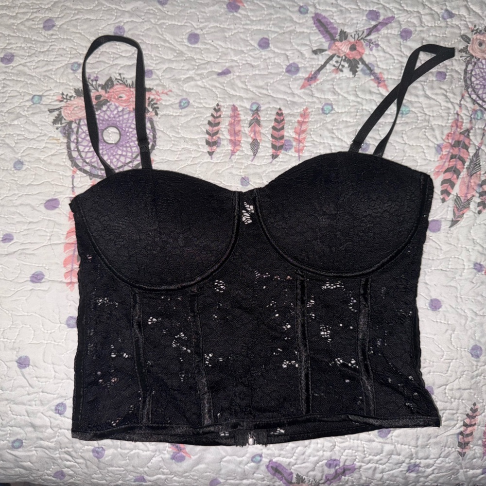 Black corset top